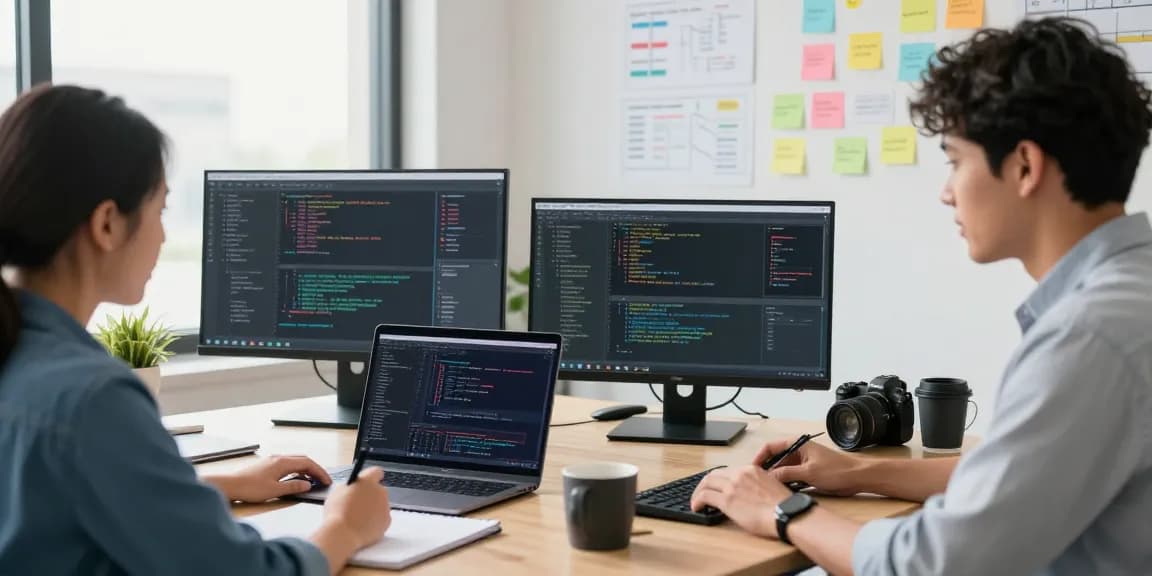 Build internal tools with AI in a collaborative workspace fostering innovation.