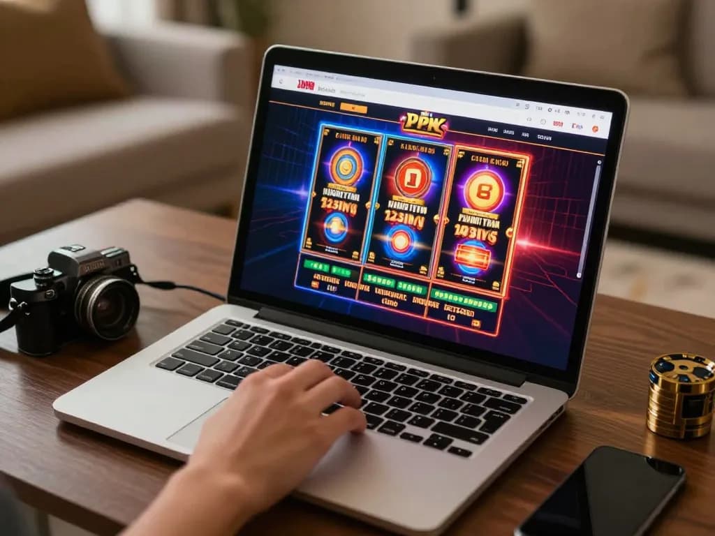 Engaging gameplay on TG88 TRANG CHỦ showcasing online betting excitement with vibrant slot machines.