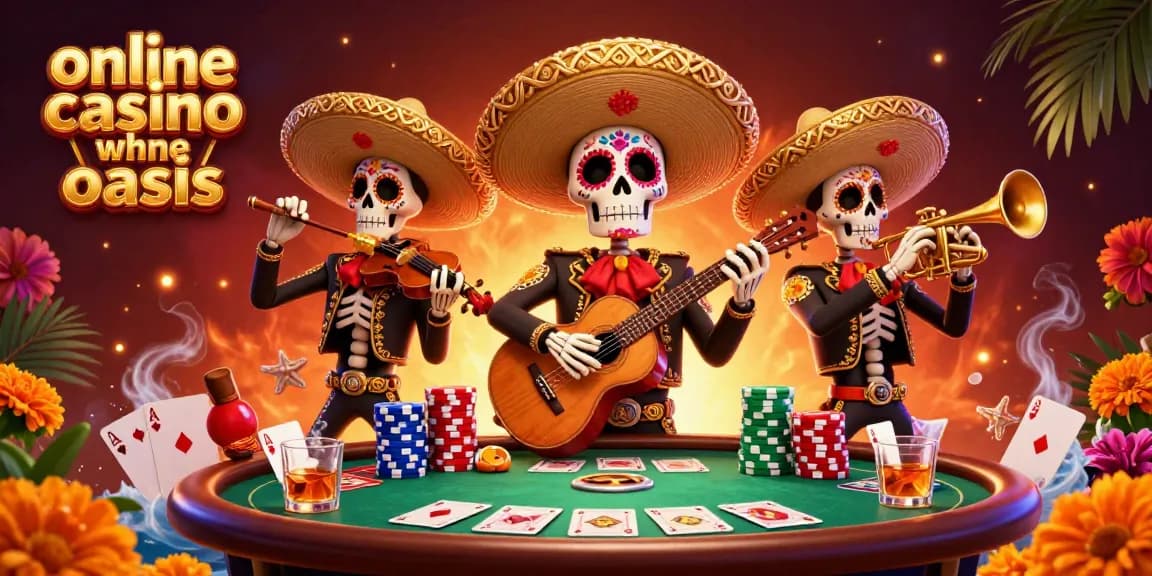 Engage in thrilling gameplay at an online casino ohne oasis with vibrant characters and poker elements.