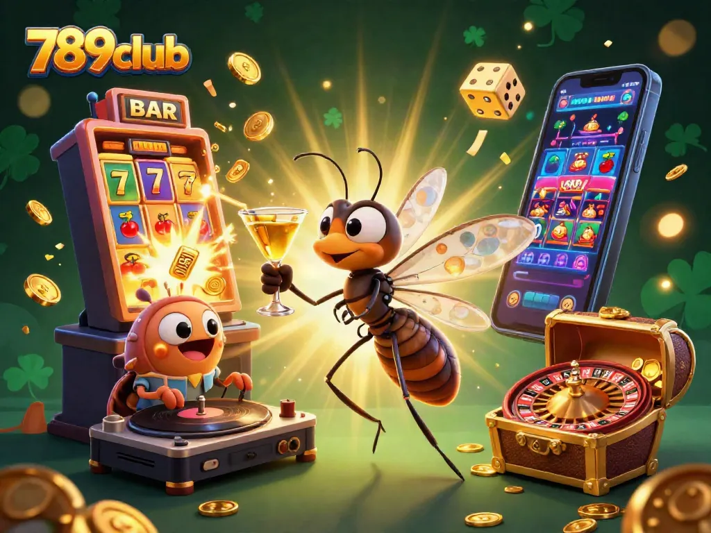 Experience thrilling action at 789club with vibrant casino elements and engaging characters.
