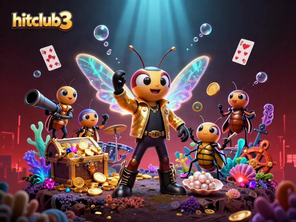 Join the adventure at hitclub3 with our vibrant 3D cicada rock star and explore thrilling games!