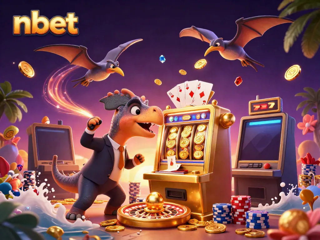 Watch the nbet scene come alive as a pachycephalosaurus wins big at the slots