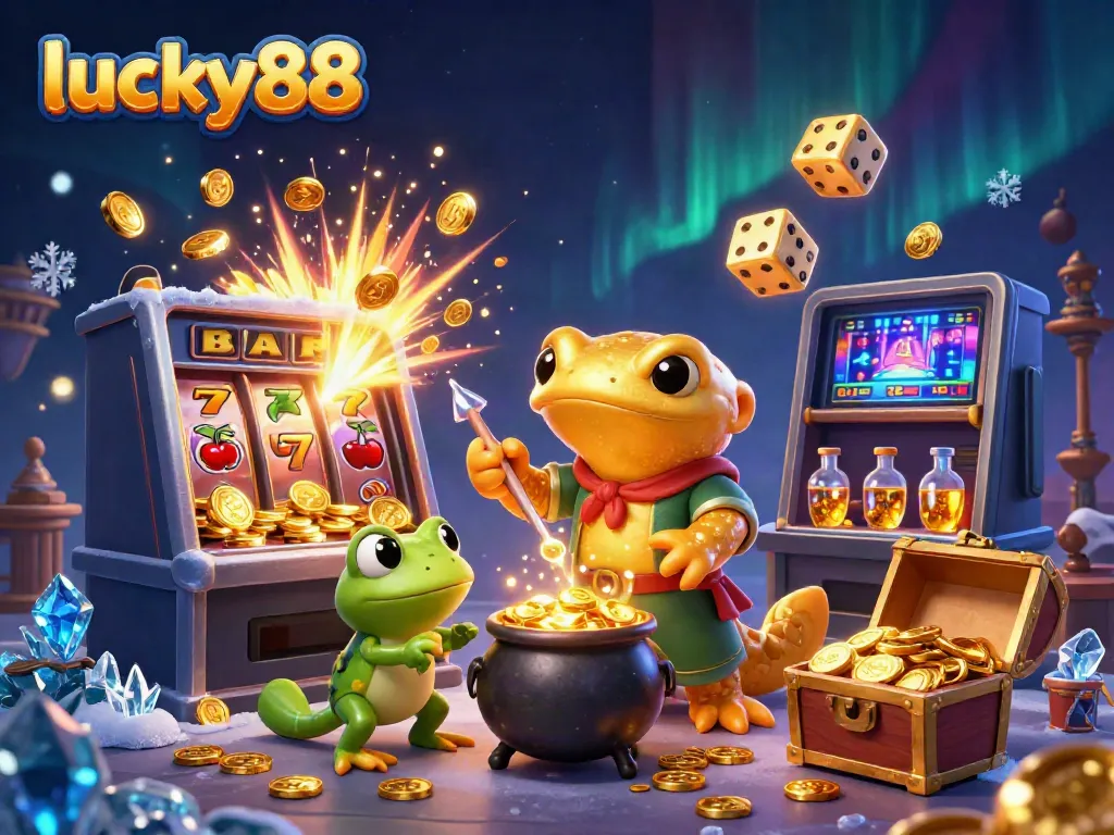 Experience the excitement at lucky88 with vibrant gaming elements and golden winning scenarios