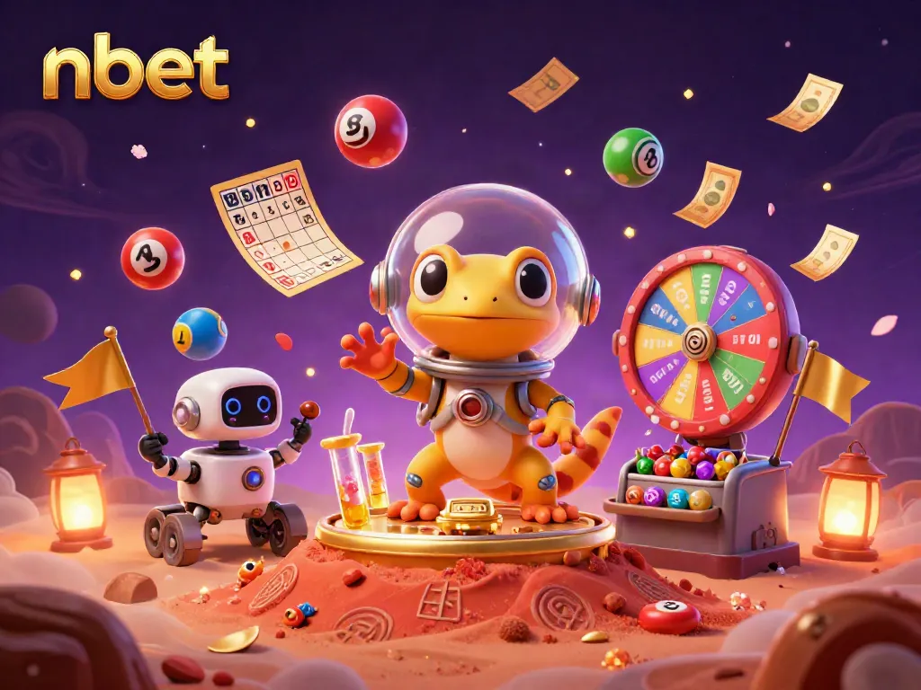 Experience nbet's thrilling casino adventure with Martian characters and dynamic gaming elements.