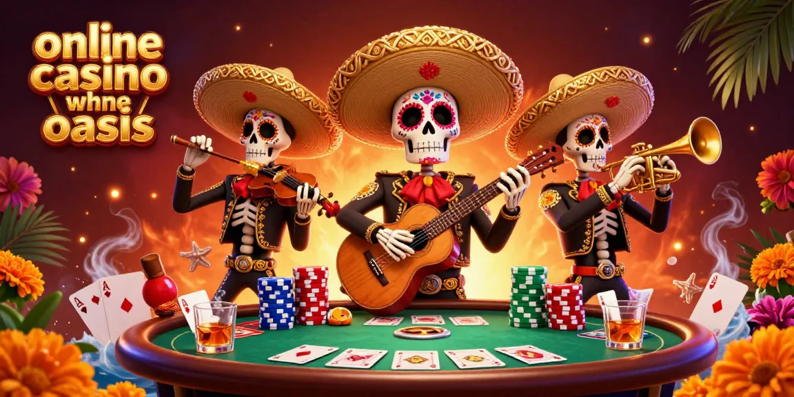 Engage in thrilling gameplay at an online casino ohne oasis with vibrant characters and poker elements.