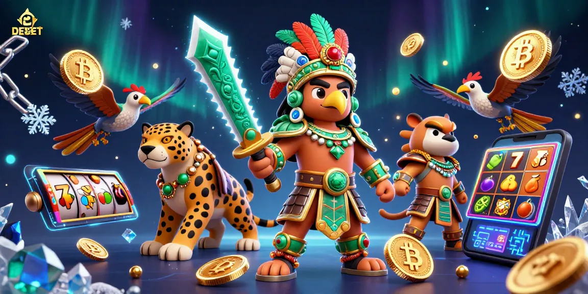 Experience the thrill of DEBET casino with captivating slot reels and energizing characters in vibrant 3D.